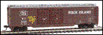 N Atlas 50' Staggered DD Box Car - Rock Island #5334