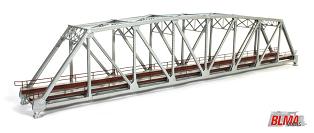N BLMA Models B/U 200' Brass Truss Bridge - Silver