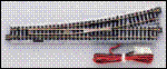 N Kato Unitrack, Electric Turnout #6 Left Hand