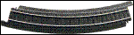 HO Power Loc, Steel - 22" Radius Curve 4/