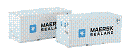 N DeLuxe 20' Ref Con 2 Pack * Maersk