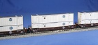 N Kato Maxi IV w/Containers - BNSF #253751