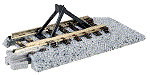 N Kato Unitrack, 62mm Straight Track w/Bumper C 2/