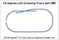 N Kato Unitrack - V9 15 Degree crossing set
