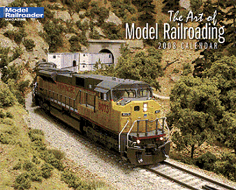 2008 Model Railroader Calendar "The Art of Model Railroading"