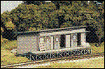 N Monroe Models - Trackside Freighthouse w/dock