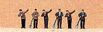 N Preiser painted figures - Engine driver & stoker