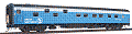HO Rapido Trains - Great Northern Sleeper #1168