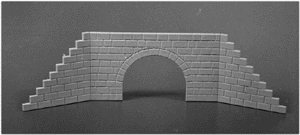 HO Rix Large Cut Stone Culvert w/Wings