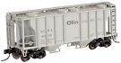 ADVANCE! N Atlas Trainman PS-2 Covered Hopper, Olin Chem #80151