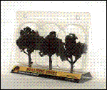 Ready Made "Realistic Trees" - Deciduous - 4 to 5" pkg(3)