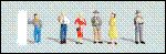 HO Woodland Scenics Figures - Pedestrians