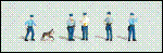 HO Woodland Scenics Figures - Policemen