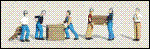 HO Woodland Scenics Figures - Dock Workers