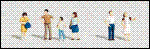 HO Woodland Scenics Figures - Window Shoppers