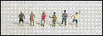 HO Woodland Scenics Figures - Recreational People