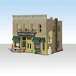 N Woodland Scenics Built & Ready, Luebner's General Store