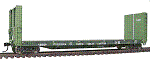 HO WKW 50' Bulkhead Flat - PGE #16004
