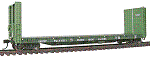 HO WKW 50' Bulkhead Flat - PGE #16073