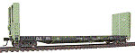 HO WKW 50' Bulkhead Flat - E&LS #5111