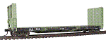 HO WKW 50' Bulkhead Flat - E&LS #5108