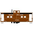 HO Athearn Eastern 4 Window Caboose, Rock Island #17601