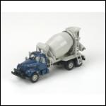 HO Athearn Mack "B" Cement Mixer - Metallic blue