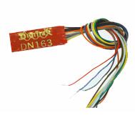 N Digitrax DN163 Decoder - Fits many locos