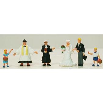HO Model Power Figures - Marriage Ceremony