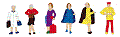 HO Model Power Figures - Women on the Move
