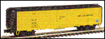 N MTL 52'2" Riveted steel express reefer - San Luis Central #406