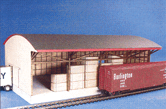 HO Reiten Models - Bingen Loading Warehouse