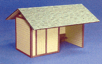 HO Reiten Models - Passenger & Freight Shelter