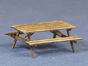 HO Reiten Models - Picnic Tables (Pkg 4)