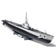 Revell - 1/72 US Gato Class Submarine