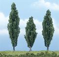Woodland Scenics Premium Trees, Poplar, 1ea 3.5, 4, 4.5" (3)