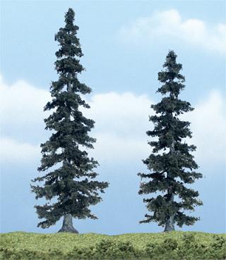 Woodland Scenics Premium Trees, Spruce, 1ea 4.87, 4" (2)