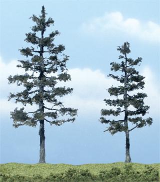 Woodland Scenics Premium Trees, Pine, 1ea 4.5, 5" (2)