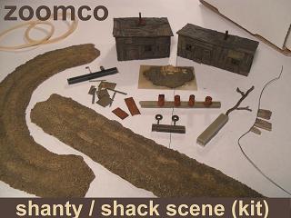 N Zoomco Shanty / Shack scen (kit)
